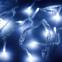 5м. Гирлянда нить холодный свет Ardecoled 230V ARD-String-Home-5000-Clear-50Led-Flash White (25752)