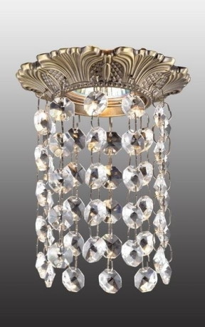 Нарушена упаковка.  <23843>  Встраиваемый точечный светильник Novotech Grape 369864