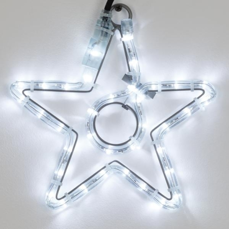 Светодиодная фигура Звездочка холодный свет Ardecoled ARD-Star-M4-200X220-36Led White (34263)