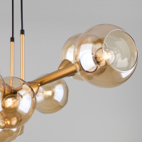 Подвесной светильник Eurosvet Roger 70113/8 янтарный a047076