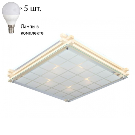 Светильник потолочный с лампочками Omnilux OML-40517-05+Lamps 