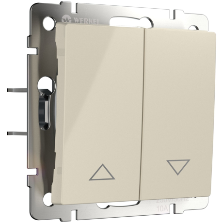 Выключатель для жалюзи Werkel слоновая кость W1124503