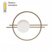 Светильник на стену с Led лампочками в комплекте LOFT IT 10143 Gold+Lamps