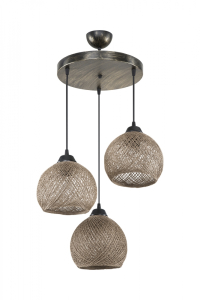 Подвесной светильник Topllight Lizbeth TL1612R-03DB
