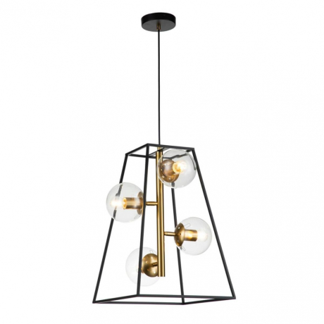 Подвесной светильник Indigo Faccetta 13005/A/4P Black 