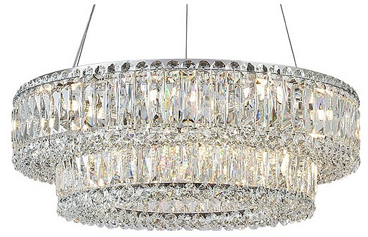 Подвесная люстра Newport 8450 8450+18/S chrome 