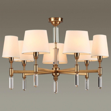 Люстра подвесная со светодиодными лампочками E14, комплект от Lustrof. №304113-627116 