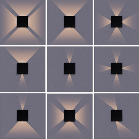 Нарушена упаковка!  <695990> Фасадный светильник Arte lamp Algol A1445AL-4BK