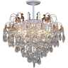 Потолочная хрустальная люстра Reluce 96028-0.3-07 WH+GOLD PN (1425641) 