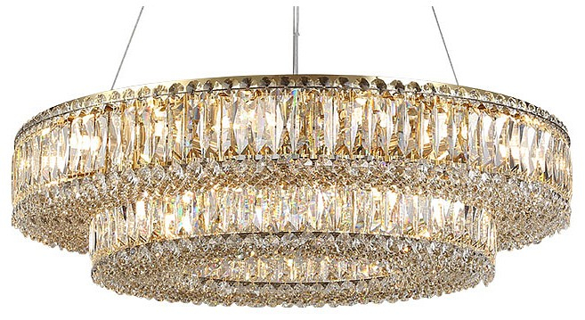 Подвесная люстра Newport 8450 8450+28/S gold 