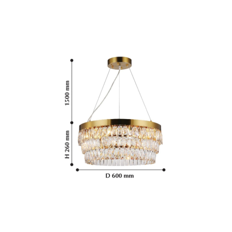 Подвесная люстра Favourite Magnitudo с поддержкой Маруся 2206-12P-М 
