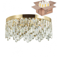 Потолочная люстра с лампочками Odeon Light Dakisa 4986/6C+Lamps E14 Свеча