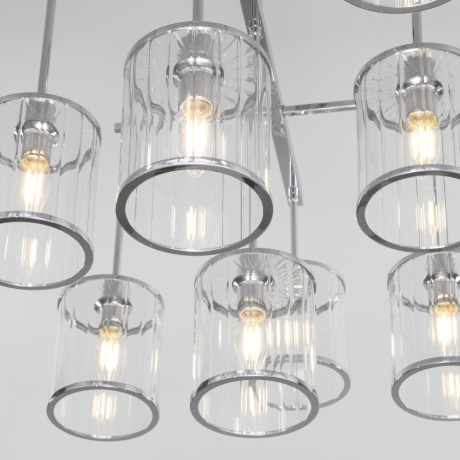 Люстра на штанге Eurosvet Inari 60144/10 хром 