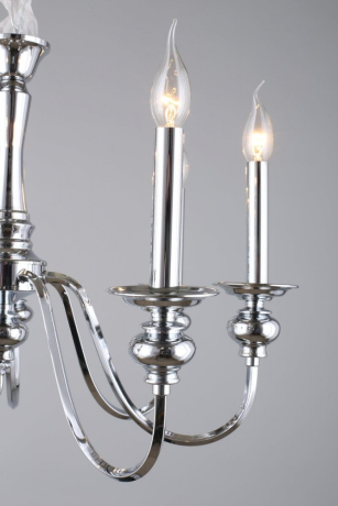 Люстра подвесная со светодиодными лампочками E14, комплект от Lustrof. №230015-657192 