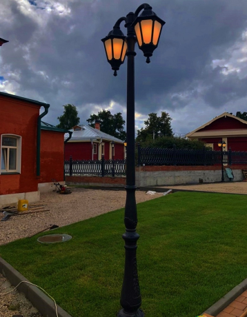 Парковый фонарь Fumagalli TABOR OFIR/NOEMI 2L  E35.205.R20.AYH27DN