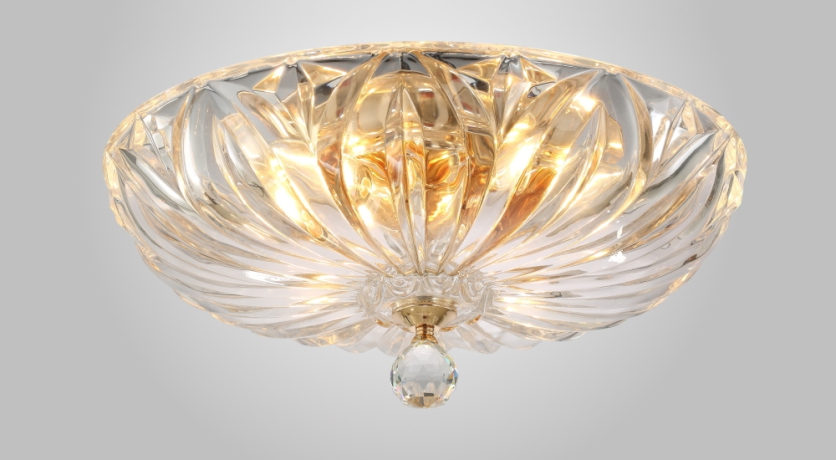 Потолочный светильник Crystal Lux DENIS D400 GOLD 