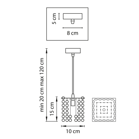 795414 Светильник подвесной LightStar Cristallo 