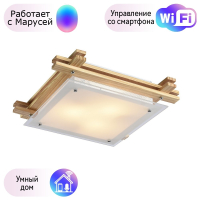 Настенно-потолочный светильник Arte Lamp ARCHIMEDE с поддержкой Маруся A6460PL-3BR-М