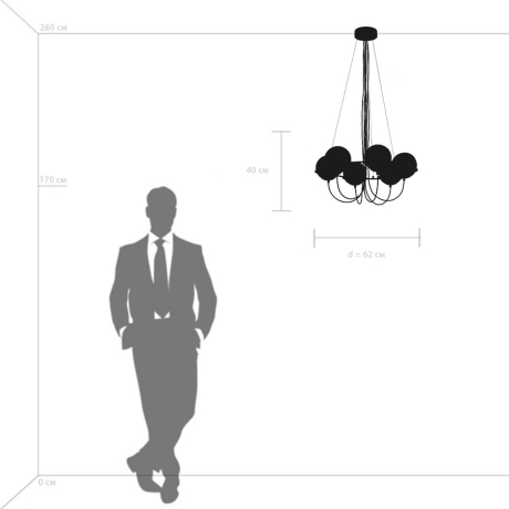 Подвесная люстра Globo Lightstar с поддержкой Маруся 803263 