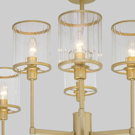 Люстра на штанге Eurosvet Inari 60144/6 золото 