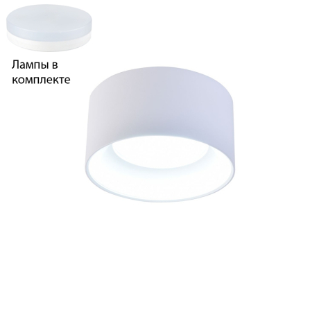 Светильник точечный с Led лампочками в комплекте Favourite 4211-1C+Lamps 