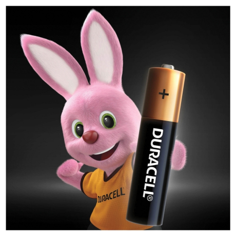 Нарушена упаковка! <302245> Батарейки КОМПЛЕКТ 4 шт., DURACELL Basic, AAA (LR03, 24А), алкалиновые, мизинчиковые, блистер, MN 2400 AAA LR3 (450403)