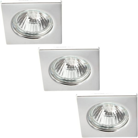 A2210PL-3CC Комплект встраиваемых точечных поворотных светильников Arte Lamp Quadratisch 