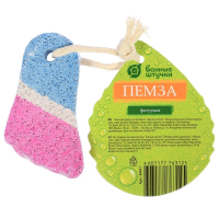 Нарушена упаковка!  <296805> Пемза фигурная в ассортименте ''Банные штучки'' /30