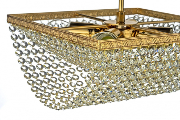 Потолочная люстра с лампочками Arti Lampadari Nobile E 1.3.30.501 G+Lamps 