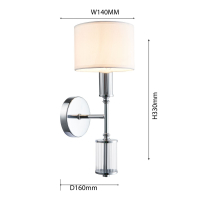 Бра на стену со светодиодными лампами, комплект от Lustrof. №178913-618032