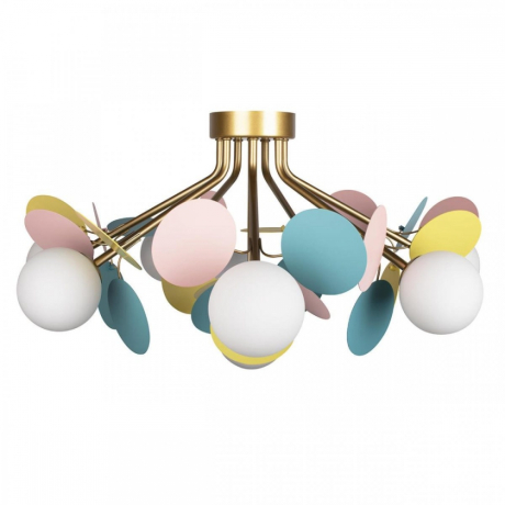 Люстра потолочная с Led лампочками в комплекте LOFT IT 10008/8C Mult+Lamps 