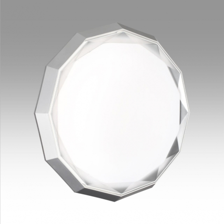 7671/DL COLOR SN Светильник пластик/белый/хром LED 48Вт 3000-6000К D435 IP43 пульт ДУ VAXIN SONEX 