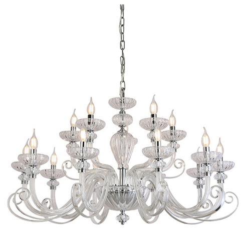 Подвесная люстра Newport ANNETTE 8620+5/C chrome clear 