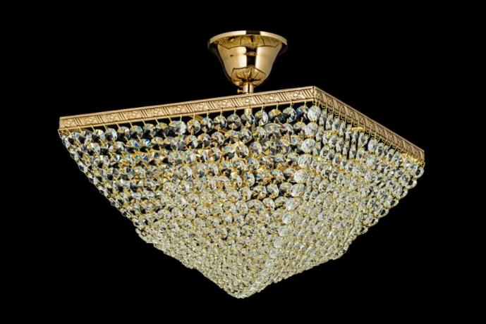 Потолочная люстра с лампочками Arti Lampadari Nobile E 1.3.30.502 G+Lamps 