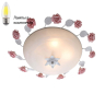 Потолочный светильник с лампочками Lucia Tucci Fiori Di Rose 104.400+Lamps 