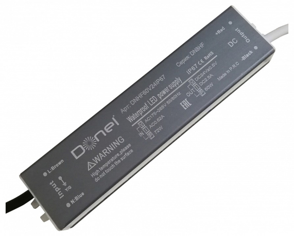 Блок питания Donel DN8HF DNHF60V24IP67 