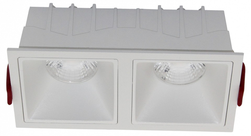 Встраиваемый светильник Maytoni Technical Alfa DL043-02-15W3K-SQ-W 