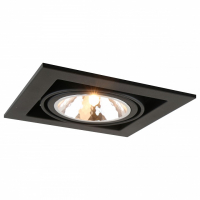 Нарушена упаковка.  <94846>  Встраиваемый точечный светильник Arte Lamp Cardani Semplice A5949PL-1BK