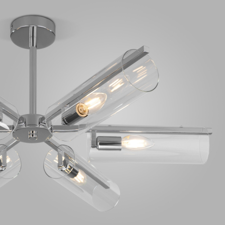 Люстра на штанге Eurosvet 70144/6 хром (a060900) 