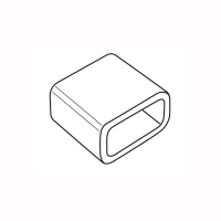 Заглушка для светодиодной ленты 3528-2835 (10973) Volpe UCW-Q220 K10 Clear 025 Polybag (UCW-Q220 K10 CLEAR 025 POLYBAG)