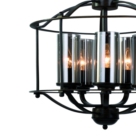 Подвесная люстра с лампочками Favourite Kiara 2057-5P+Lamps E14 Свеча 