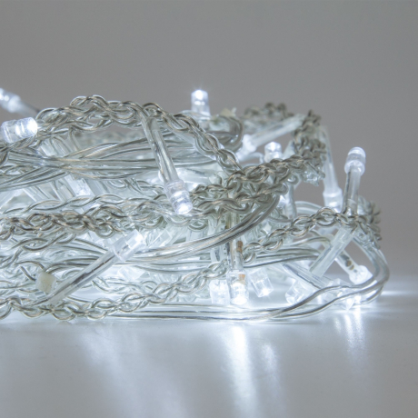 Гирлянда занавес 1,5*1м IP20 Eurosvet 200-001 белый (a044087)