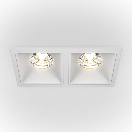 Встраиваемый светильник Maytoni Technical Alfa DL043-02-15W4K-D-SQ-W 