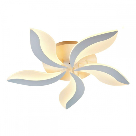 Потолочная диммируемая люстра с пультом ДУ Escada Wind 10214/SG (60W) 