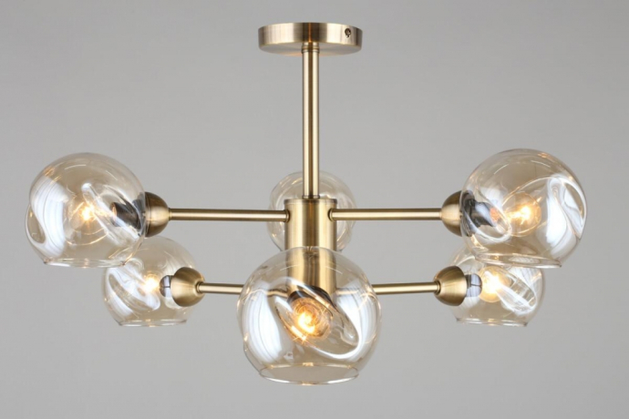 Люстра потолочная с лампочками Omnilux OML-93307-06+Lamps 