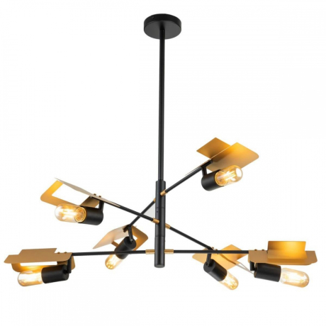 Люстра на штанге Indigo Severo 10004/6R Black 