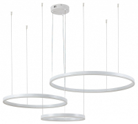 Подвесная диммируемая люстра с пультом ДУ Indigo Galass 14001/3P White V000031L