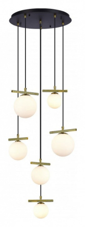 Подвесной светильник iLamp Golden 2134-6D BR+MBK 