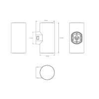 Фасадный светильник Arte Lamp Alcyone A6109AL-2BK
