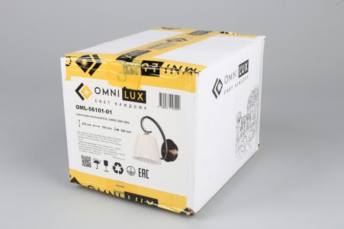 Бра с лампочкой Omnilux OML-56101-01+Lamps 
